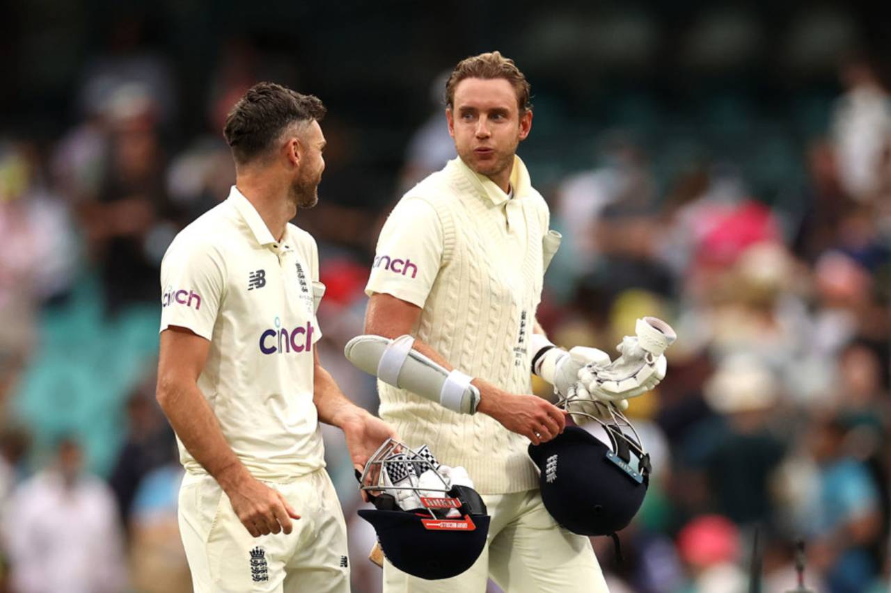 James Anderson and Stuart Broad held off Australia to seal the draw, Australia vs England, Men's Ashes, 4th Test, 5th day, Sydney, January 9, 2022