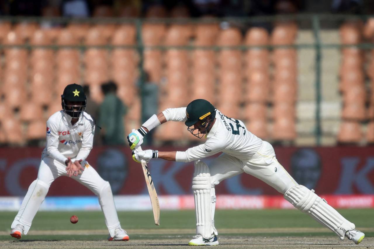 Bowlers have had to work exceptionally hard for their wickets on the pitches that have hosted the Pakistan-Australia Test series&nbsp;&nbsp;&bull;&nbsp;&nbsp;AFP/Getty Images