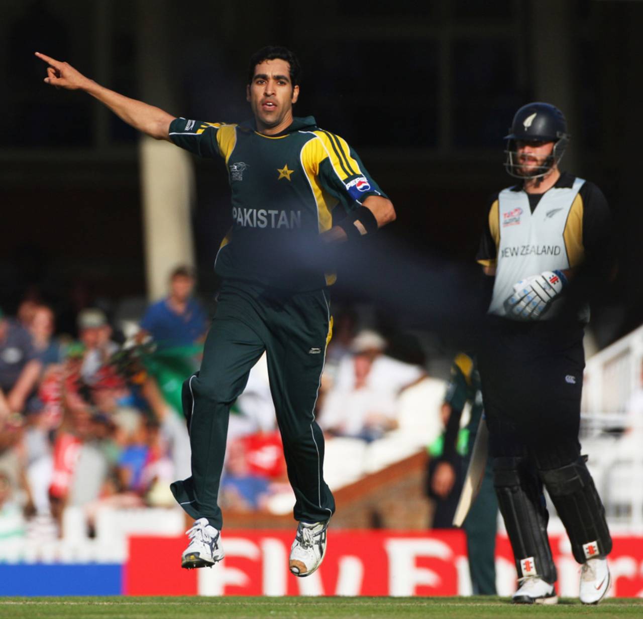 Umar Gul became the first bowler to take a five-for in T20Is&nbsp;&nbsp;&bull;&nbsp;&nbsp;Tom Shaw/Getty Images