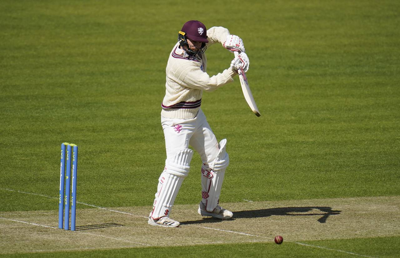James Hildreth produced a fighting half-century, Hampshire vs Somerset, LV= Insurance Championship, Division One, Ageas Bowl, April 7, 2022