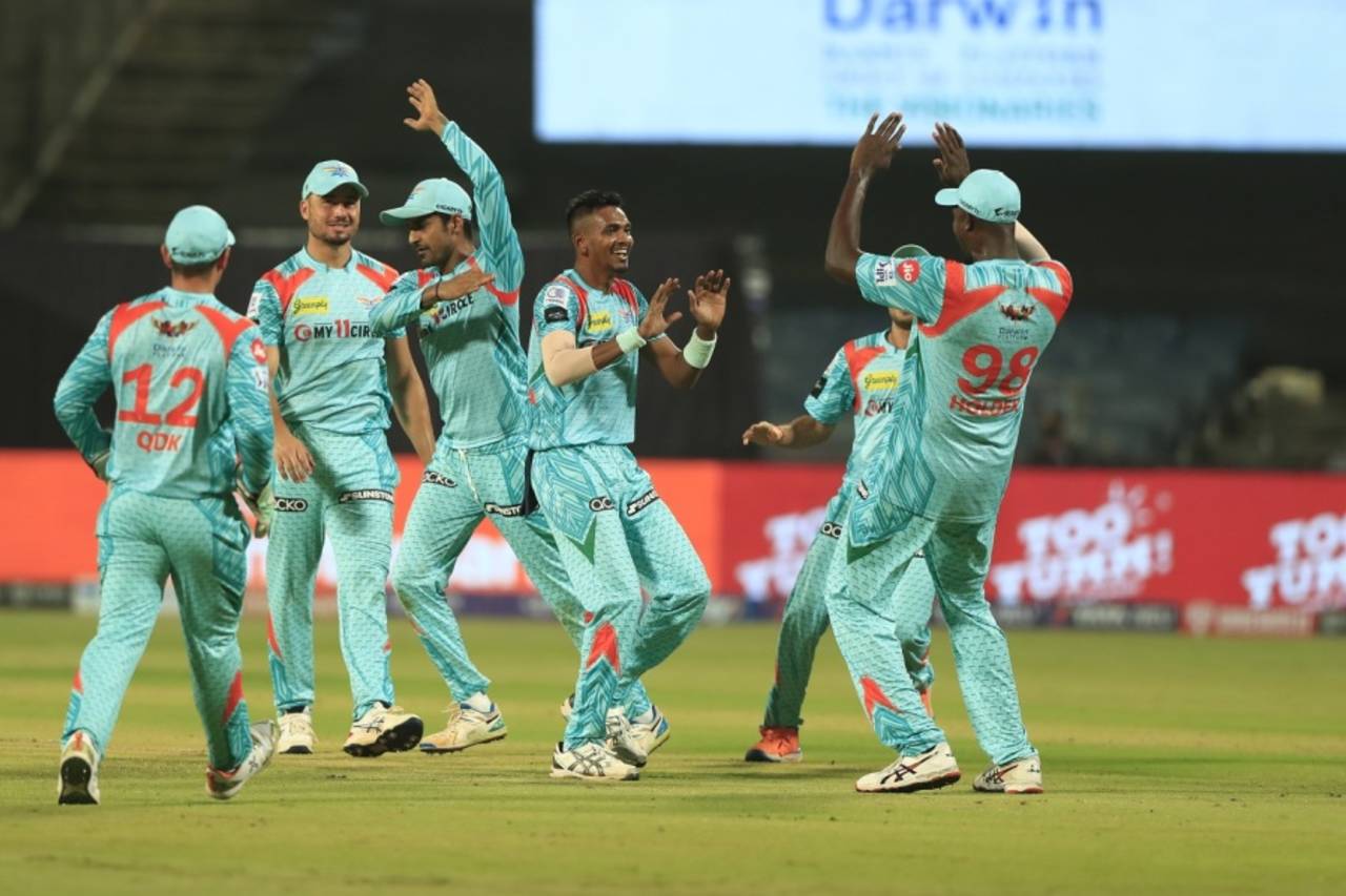 Super Giants pacers wreaked havoc sending back four Knight Riders batters in the first seven overs, Kolkata Knight Riders vs Lucknow Super Giants, IPL 2022, Pune, May 7, 2022