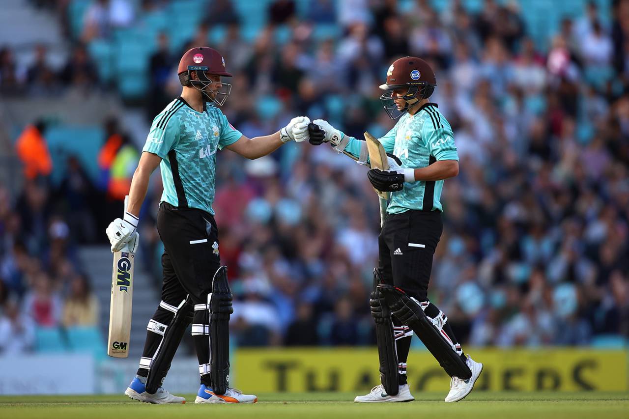 Will Jacks and Sam Curran added 131 for the second wicket&nbsp;&nbsp;&bull;&nbsp;&nbsp;Getty Images for Surrey CCC