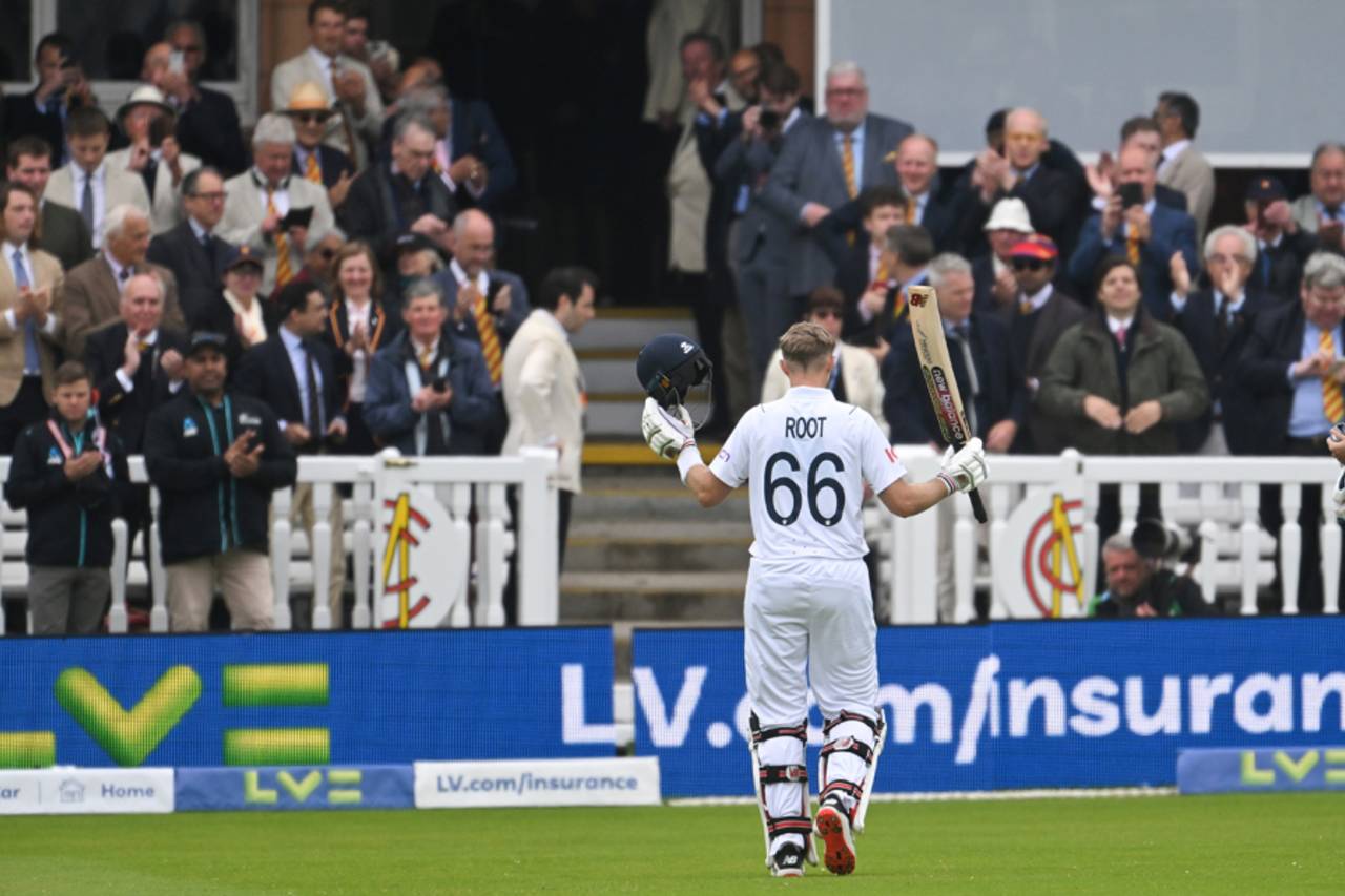 Joe Root walked off to a standing ovation, England vs New Zealand, 1st Test, Lord's, 4th day, June 5, 2022