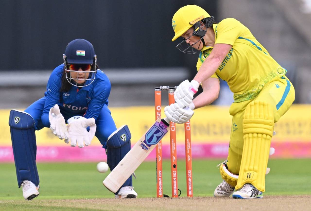 A Grace Harris counterattack was crucial to Australia winning their first T20 of the Commonwealth Games&nbsp;&nbsp;&bull;&nbsp;&nbsp;AFP/Getty Images