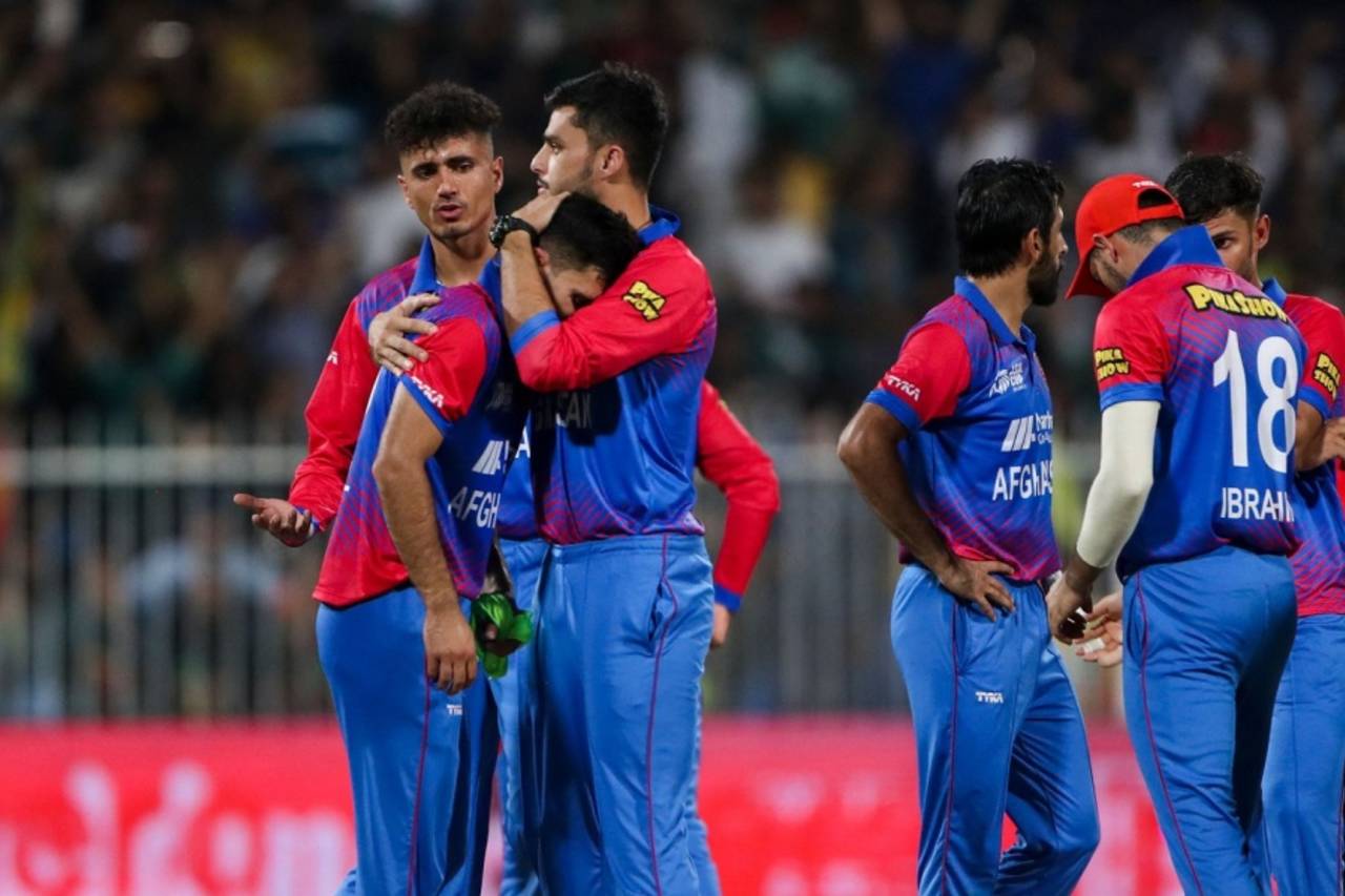 The Afghanistan players were inconsolable after the game, Afghanistan vs Pakistan, Asia Cup Super 4s, Sharjah, September 7, 2022