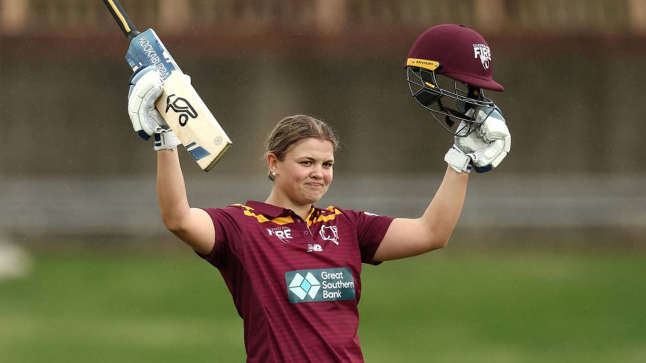 Georgia Voll's 145 was the centrepiece of Queensland's victory, New South Wales vs Queensland, WNCL, North Sydney Oval, September 23, 2022