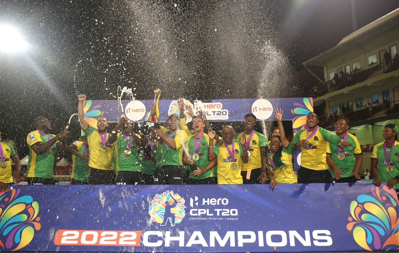 Jamaica Tallawahs won the CPL title in 2022&nbsp;&nbsp;&bull;&nbsp;&nbsp;CPL T20 via Getty Images