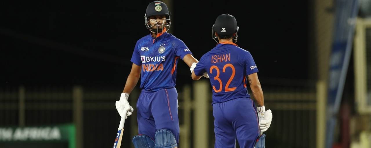 Shreyas Iyer and Ishan Kishan added 161 runs for the third wicket, India vs South Africa, 2nd ODI, Ranchi, October 9, 2022