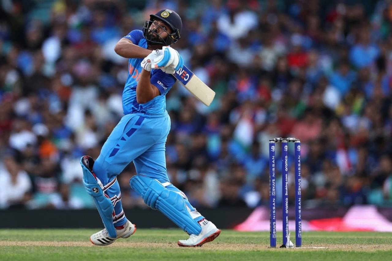 Rohit Sharma plays a hook shot, India vs Netherlands, Men's T20 World Cup, Sydney, October 27, 2022