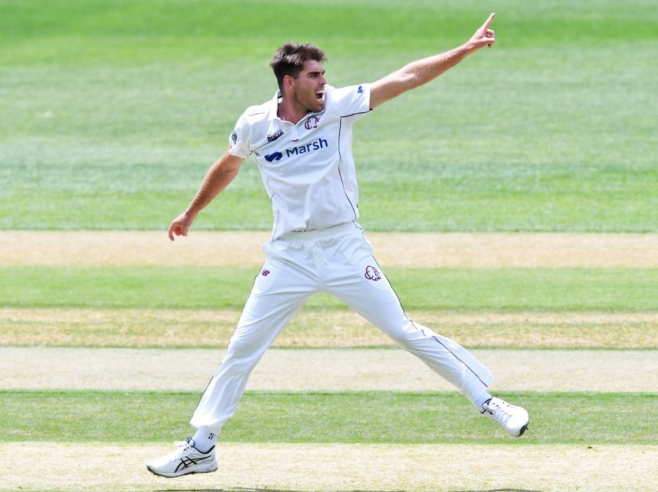 Xavier Bartlett claimed three wickets on day one, South Australia vs Queensland, day 1, Sheffield Shield, Adelaide, November 20, 2022