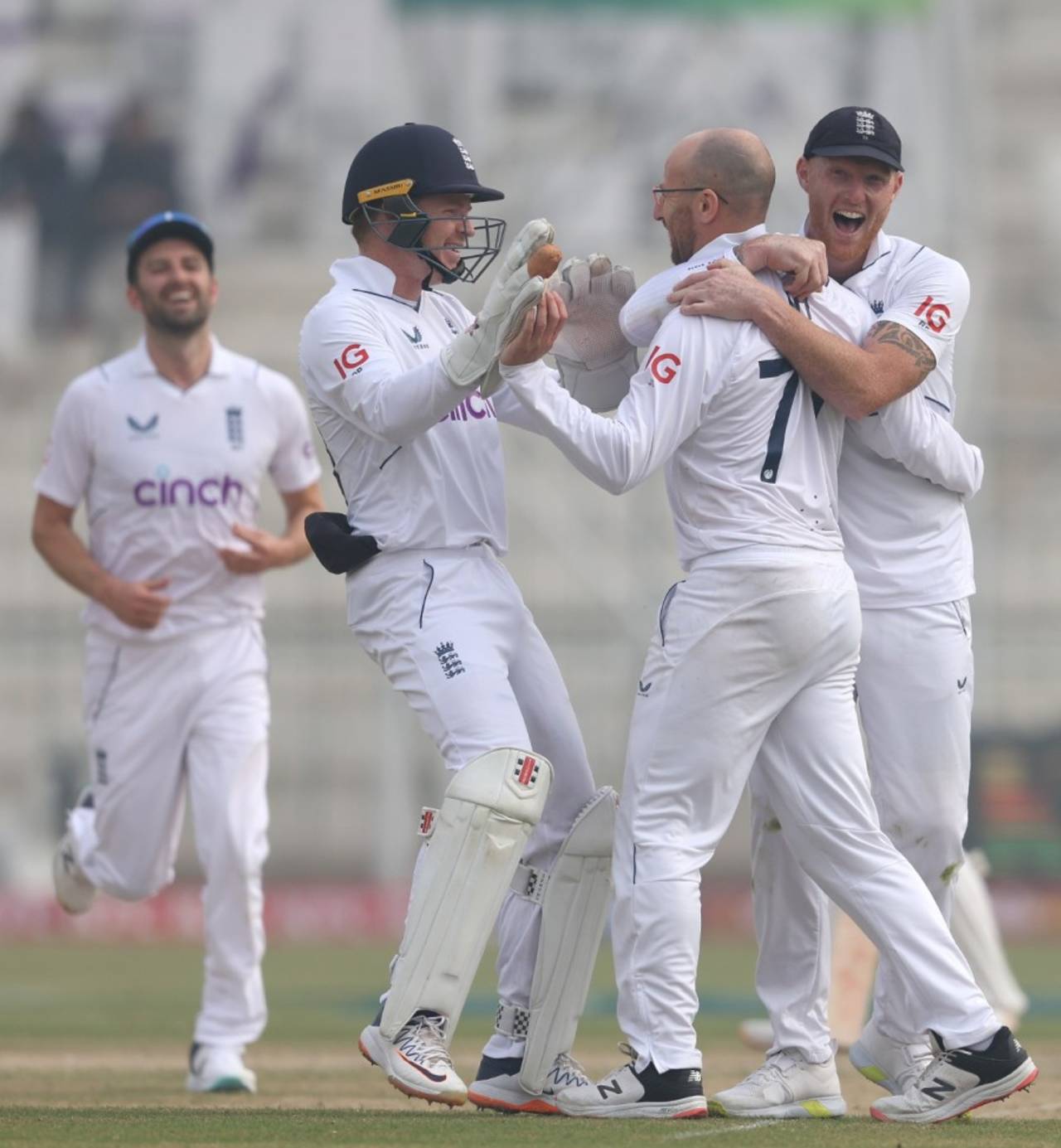 Jack Leach claimed the key scalp of Mohammad Rizwan, Pakistan vs England, 2nd Test, Multan, 2nd day, December 10, 2022