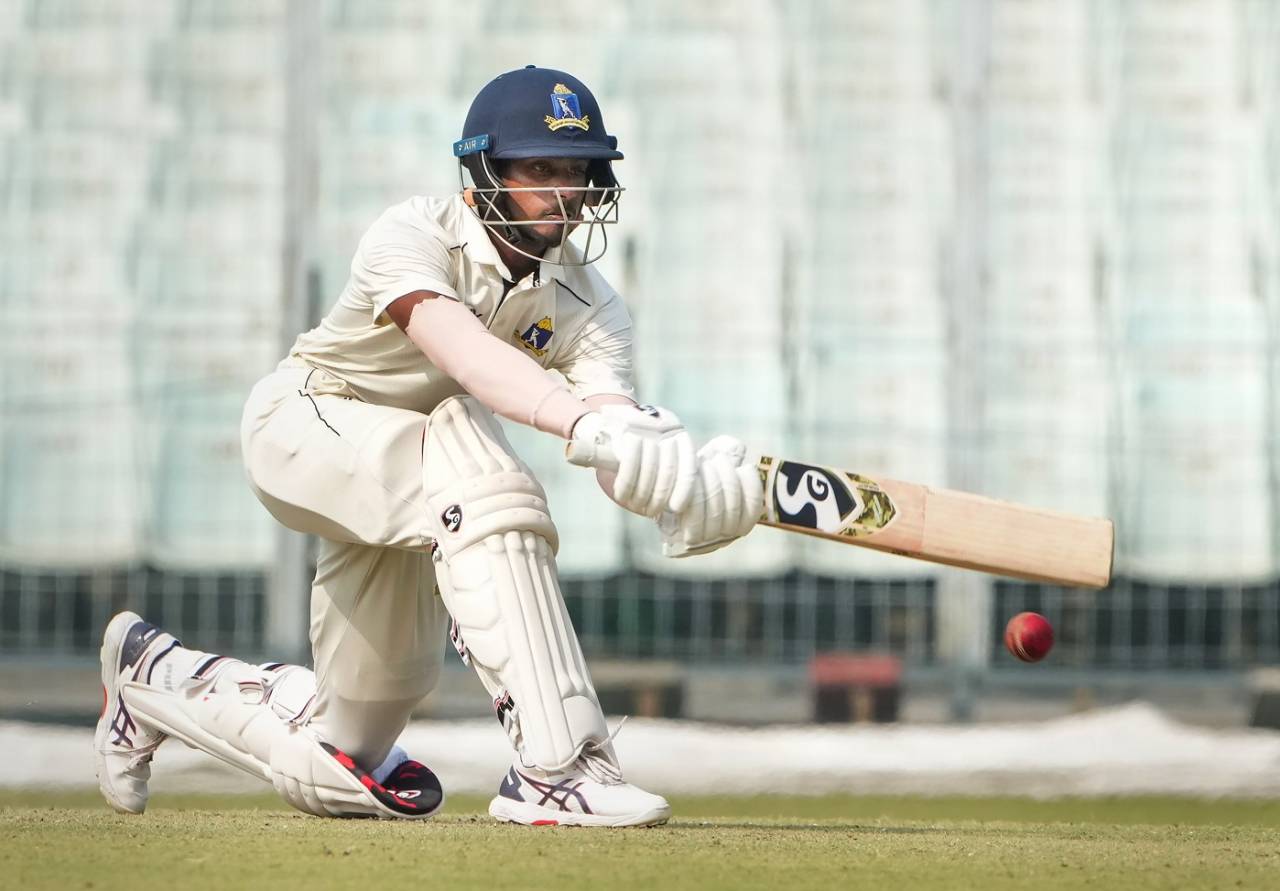 Abishek Porel helped revive Bengal's innings, Bengal vs Saurashtra, 1st day, Ranji Trophy 2022-23 final, Kolkata, February 16, 2023