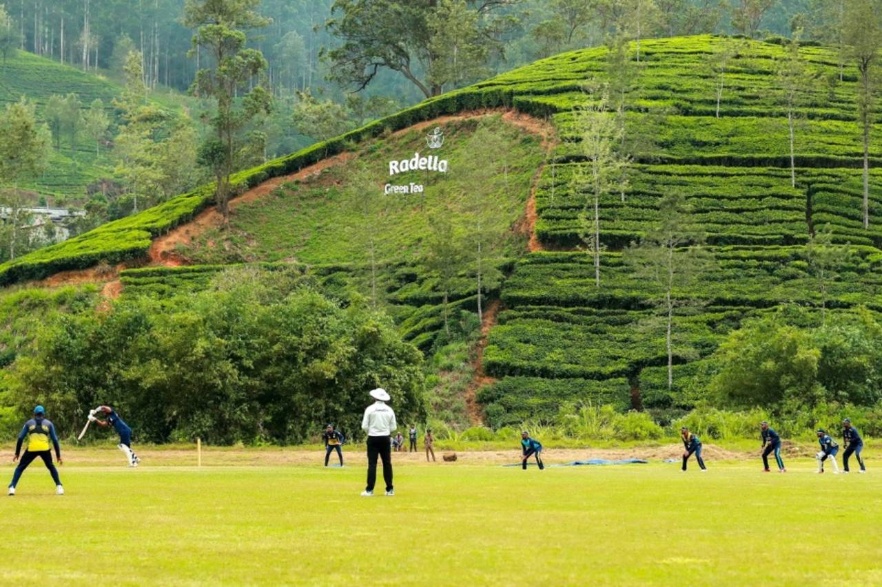 The Sri Lanka players train at the picturesque Radella Cricket Ground, Radella, February 23, 2023