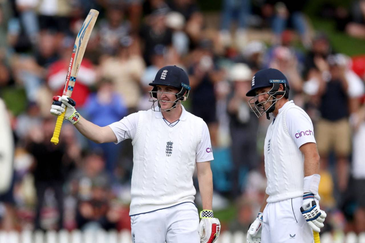 Harry Brook raced past 150 as his stand with Joe Root grew, New Zealand vs England, 2nd Test, 1st day, Wellington, February 24, 2023