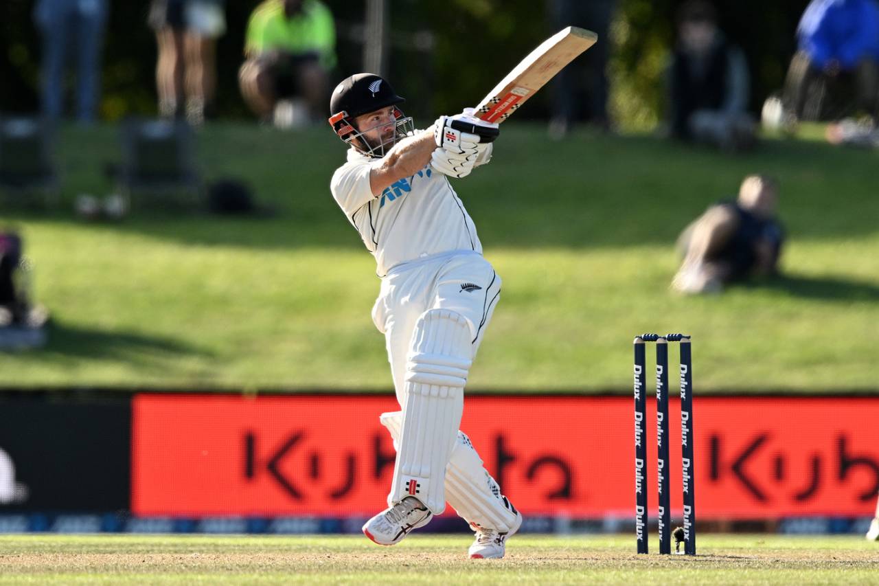 Kane Williamson pivots and pulls, New Zealand vs Sri Lanka, 1st Test, Christchurch, 5th day, March 13, 2023