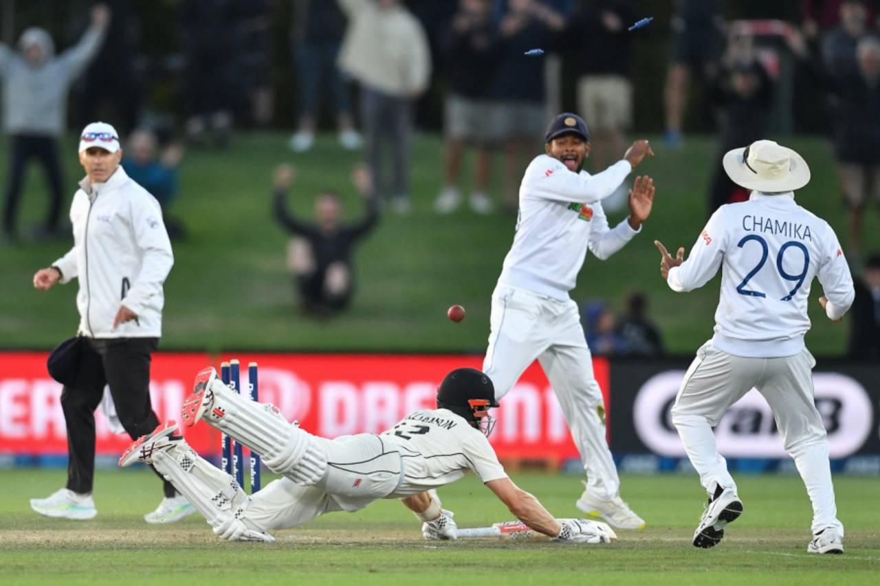 Kane Williamson dove to safety and gave New Zealand the win, New Zealand vs Sri Lanka, 1st Test, Christchurch, 5th day, March 13, 2023