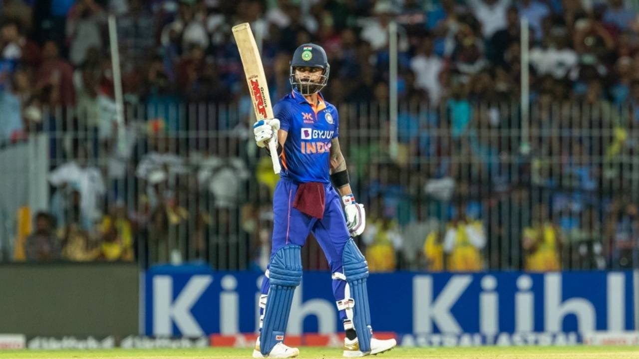 Virat Kohli scored a half-century