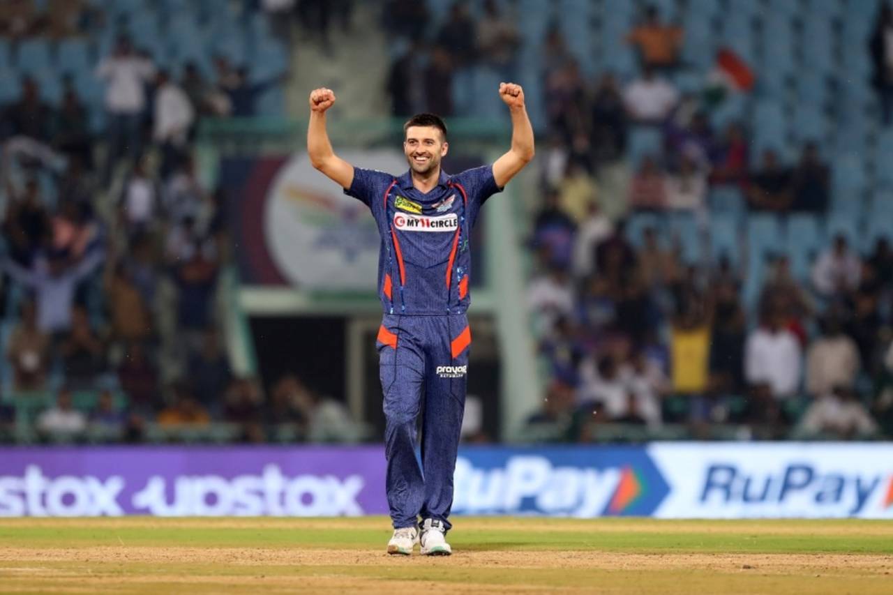 Mark Wood picked up the first five-for of IPL 2023&nbsp;&nbsp;&bull;&nbsp;&nbsp;BCCI