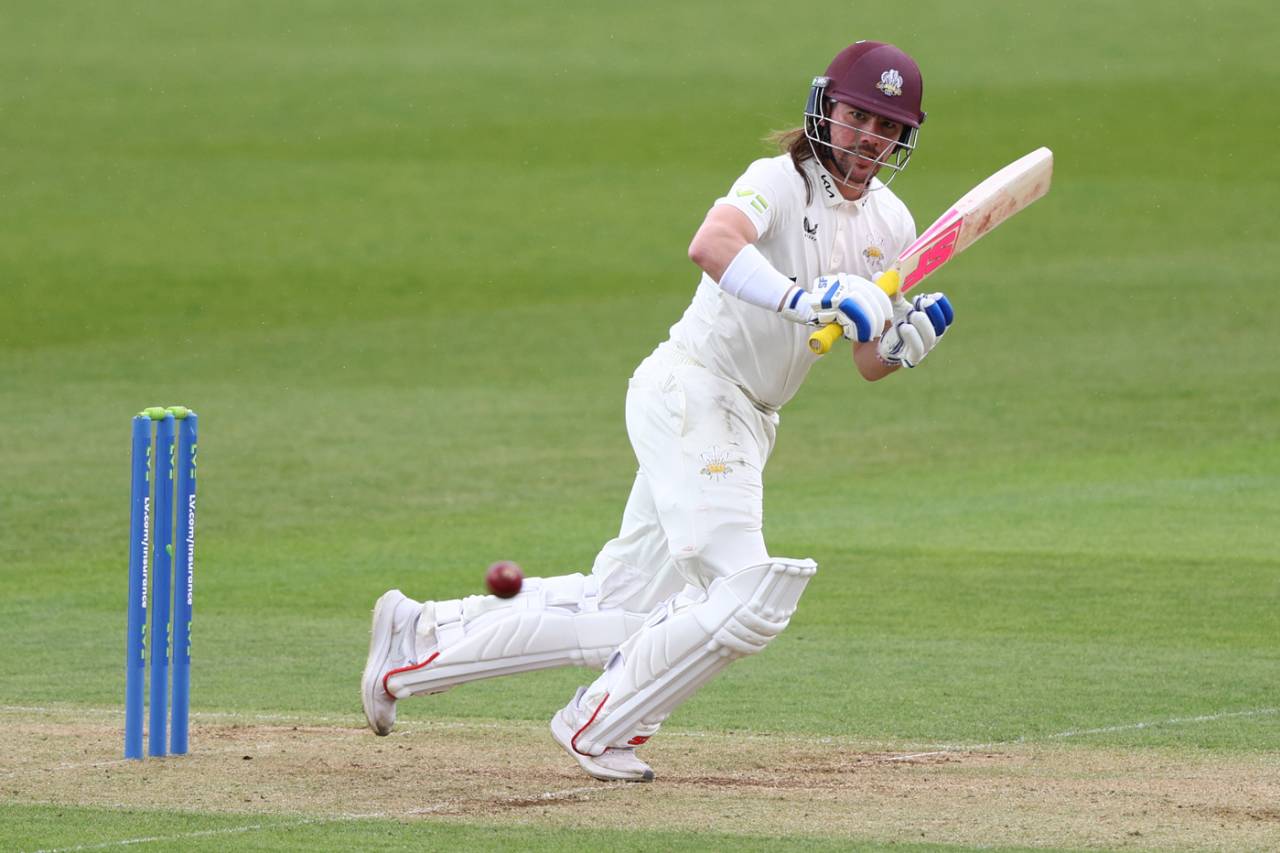 Rory Burns dug in to ensure Surrey would get the points for a draw&nbsp;&nbsp;&bull;&nbsp;&nbsp;Getty Images
