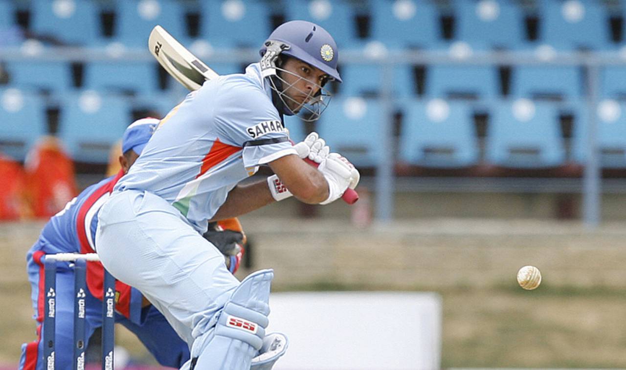 Yuvraj Singh made 83 off 46 balls, Bermuda v India, World Cup, Group B, Port-of-Spain, March 19, 2007