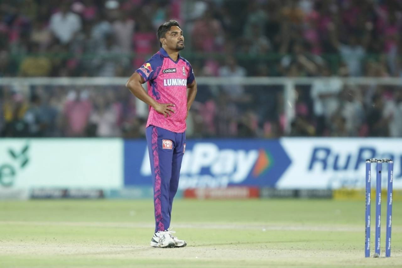 It was almost another perfect night for Sandeep Sharma, and then it wasn't, Rajasthan Royals vs Sunrisers Hyderabad, IPL 2023, Jaipur, May 7, 2023