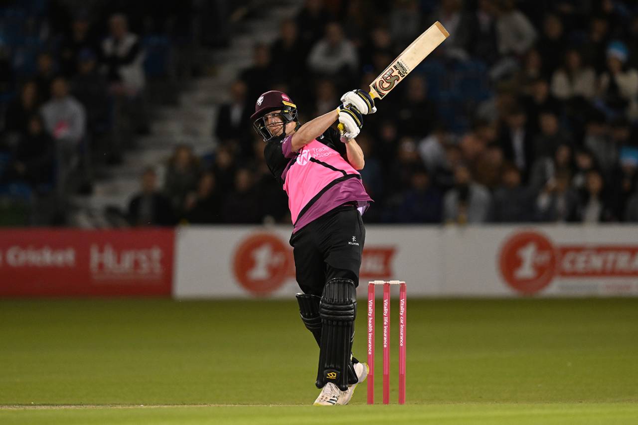 Tom Kohler-Cadmore's 72 from 42 got Somerset home, Sussex vs Somerset, Vitality Blast, South Group, Hove, May 26, 2023