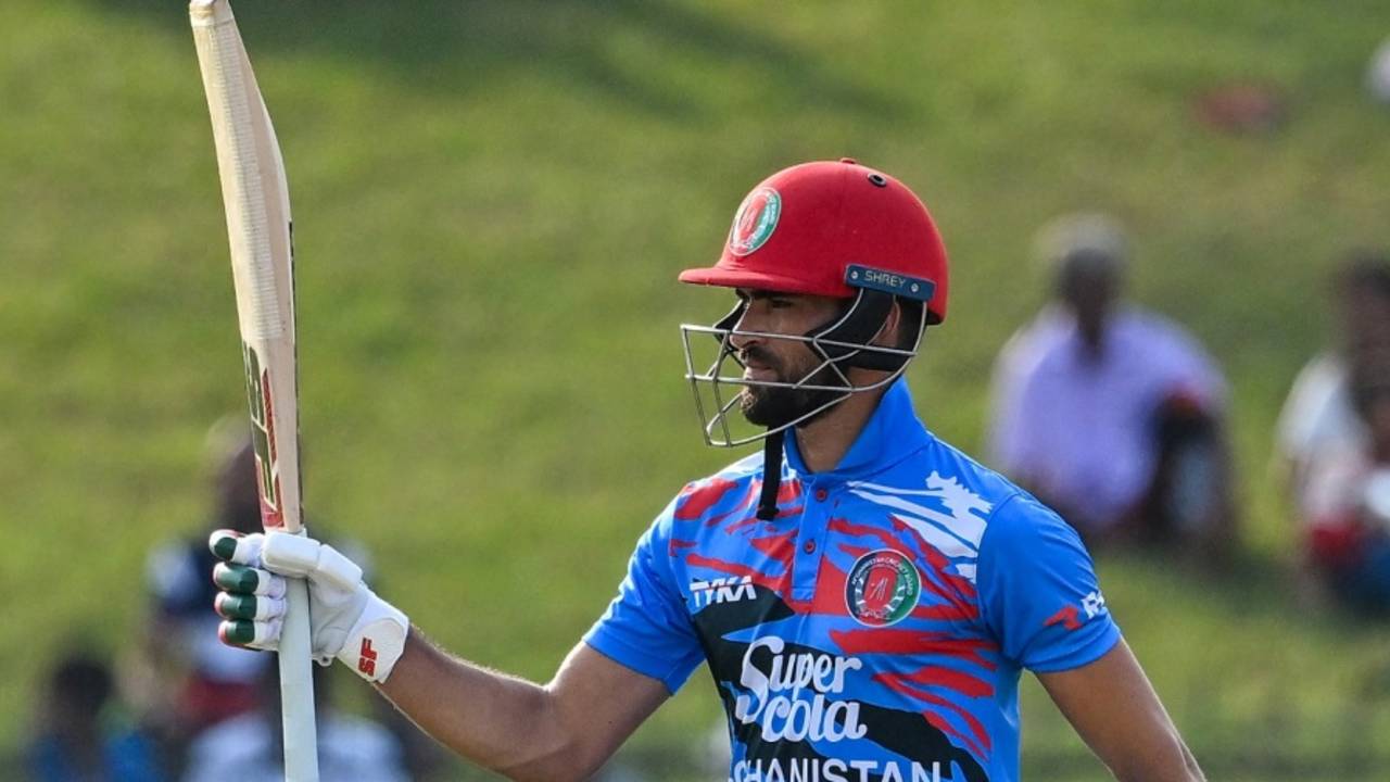 Ibrahim Zadran brought up a 69-ball half-century