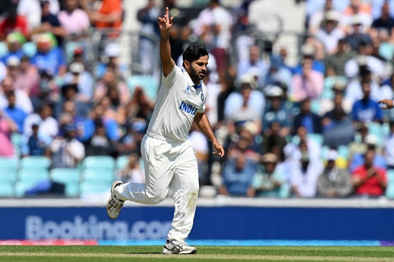 Shardul Thakur struck with his first ball on the second day, Australia vs India, WTC final, 2nd day, The Oval, London, June 8, 2023