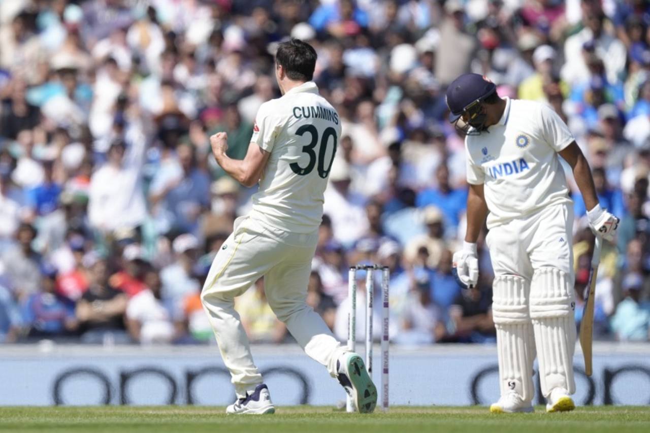 Pat Cummins and Rohit Sharma were the 14th pair of captains to open an innings in direct opposition&nbsp;&nbsp;&bull;&nbsp;&nbsp;Associated Press