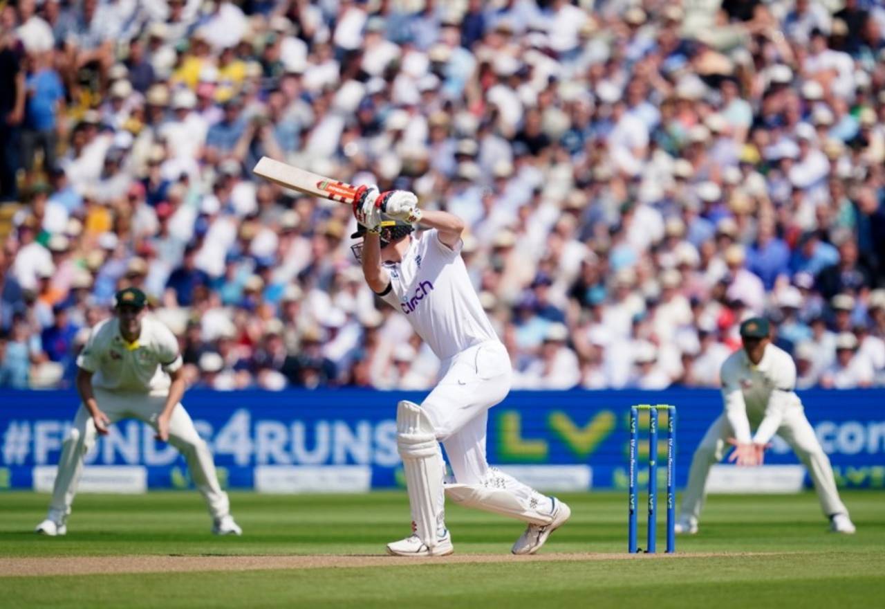 Zak Crawley drove the first ball of the match for four, England vs Australia, 1st Ashes Test, Edgbaston, 1st day, June 16, 2023