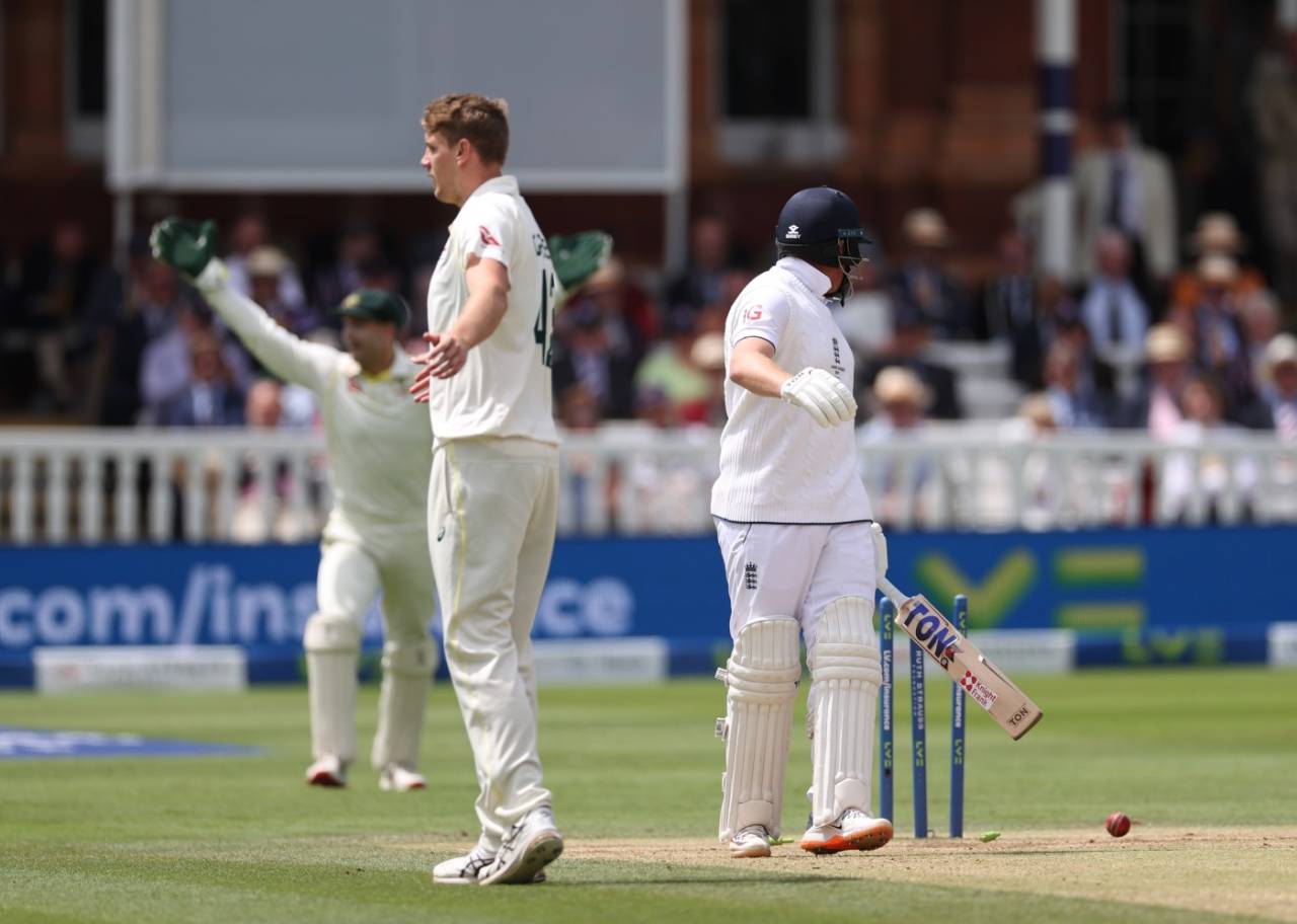 Alex Carey runs out Jonny Bairstow when he walked out of his crease, England vs Australia, 2nd Ashes Test, Lord's, 5th day, July 2, 2023