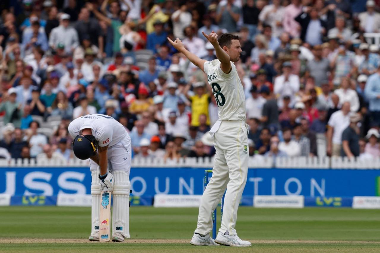 Ben Stokes heartbroken, Josh Hazlewood jubilant, England vs Australia, 2nd Ashes Test, Lord's, 5th day, July 2, 2023