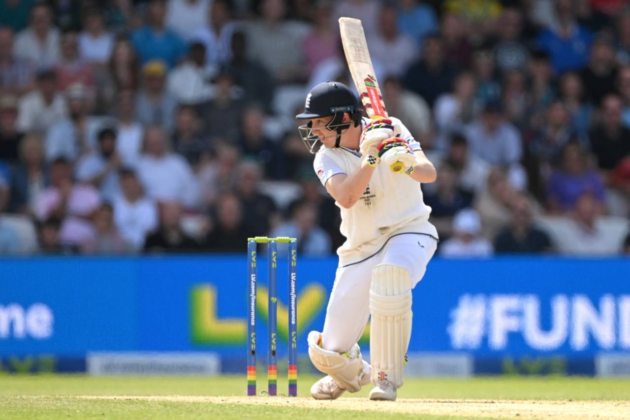 Harry Brook square drives, England vs Australia, 3rd Test, 4th day, Headingley, July 9, 2023