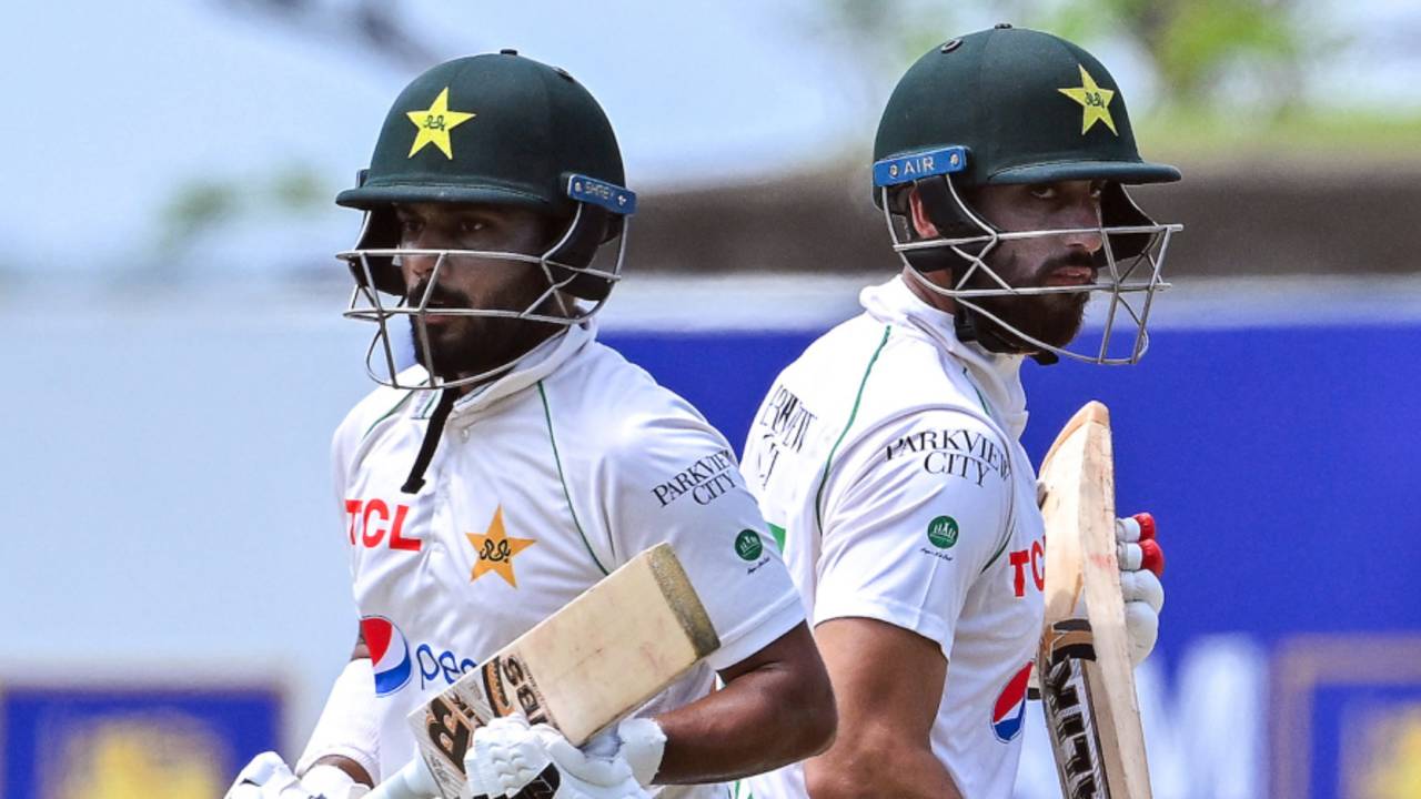 Saud Shakeel and Agha Salman put together 177 runs for the sixth wicket