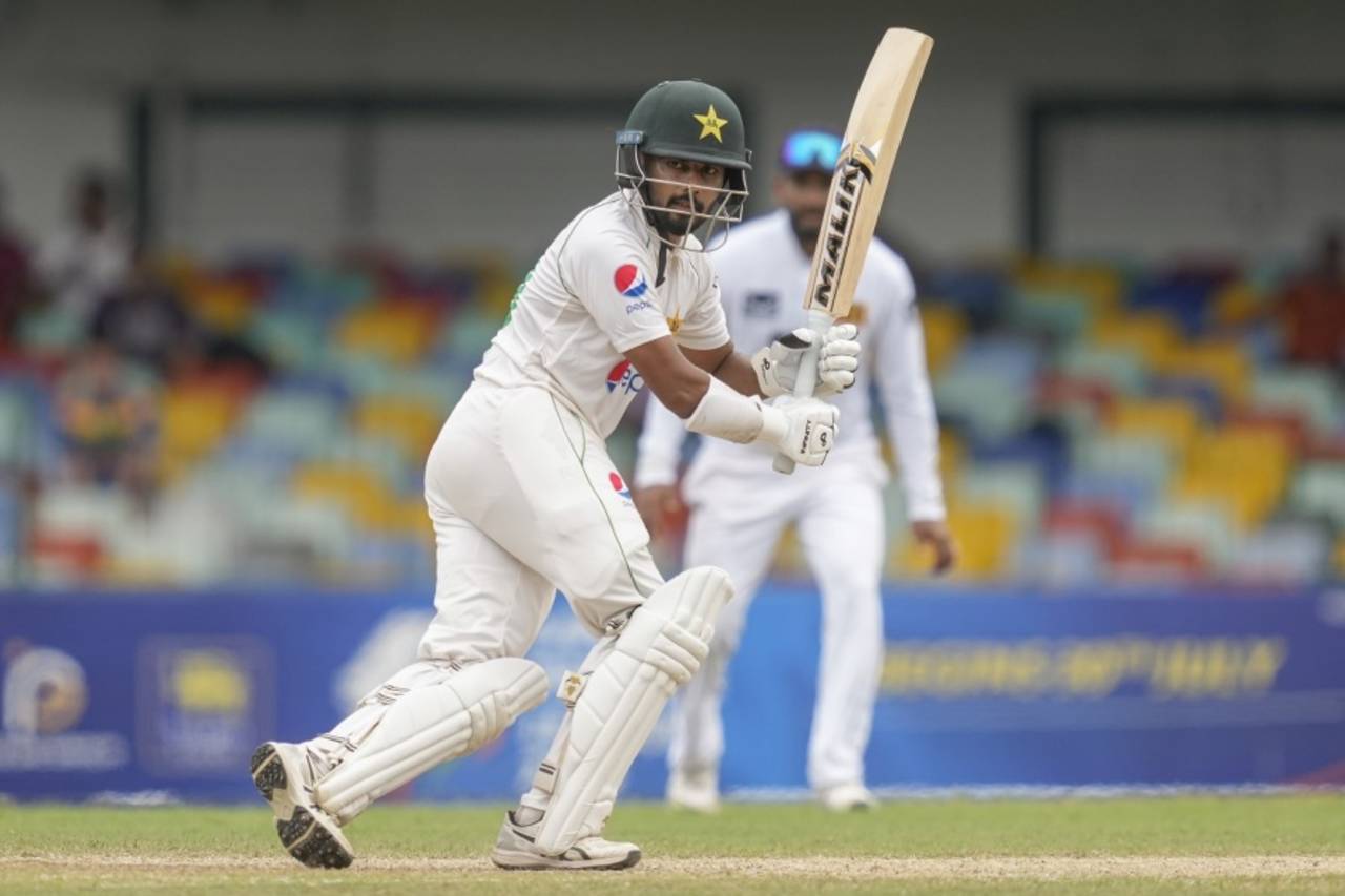 Saud Shakeel made 57, Sri Lanka vs Pakistan, 2nd Test, Colombo, 3rd day, July 26, 2023