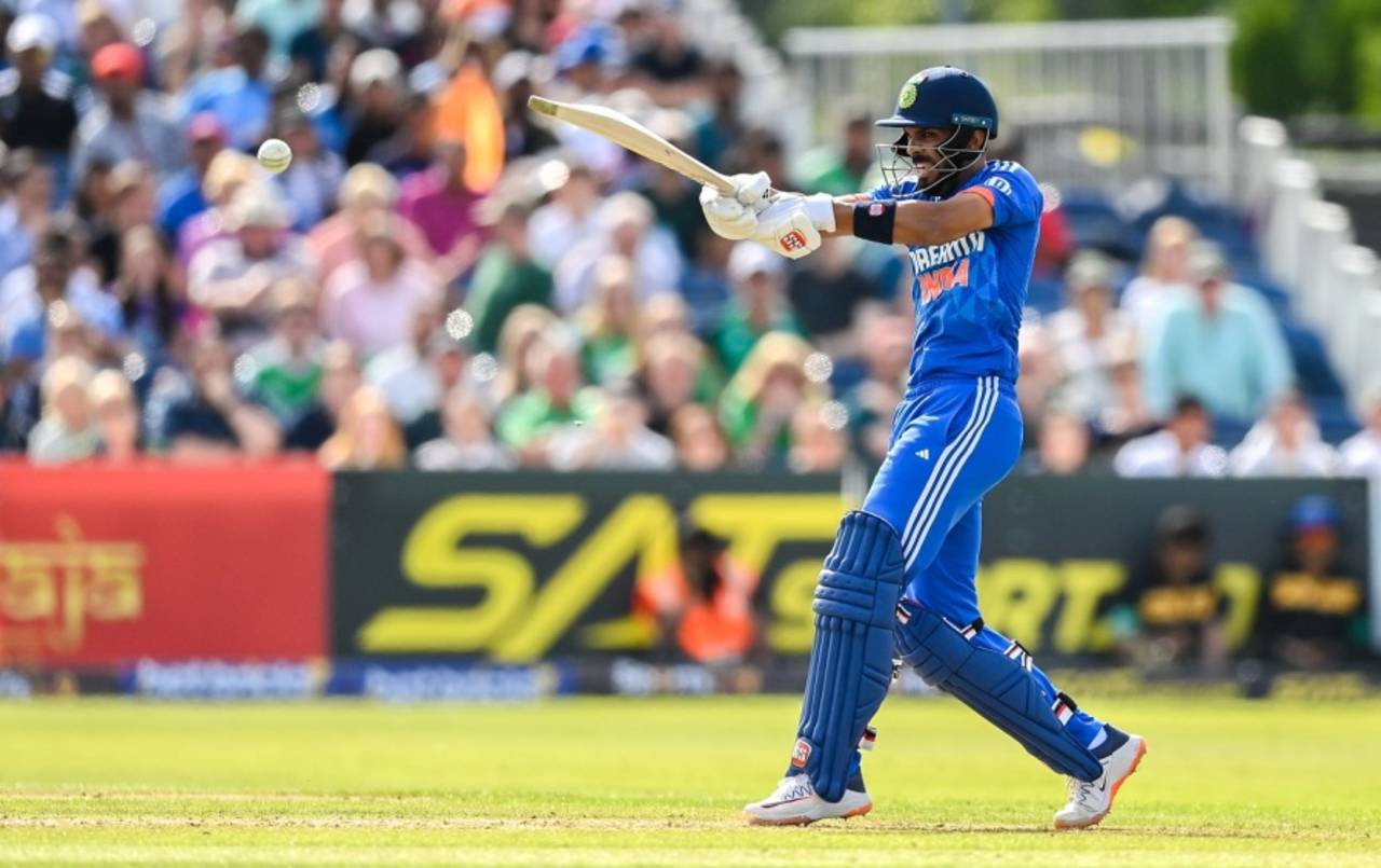 Ruturaj Gaikwad goes on the attack, Ireland vs India, 2nd T20I, Malahide, Dublin, August 20, 2023