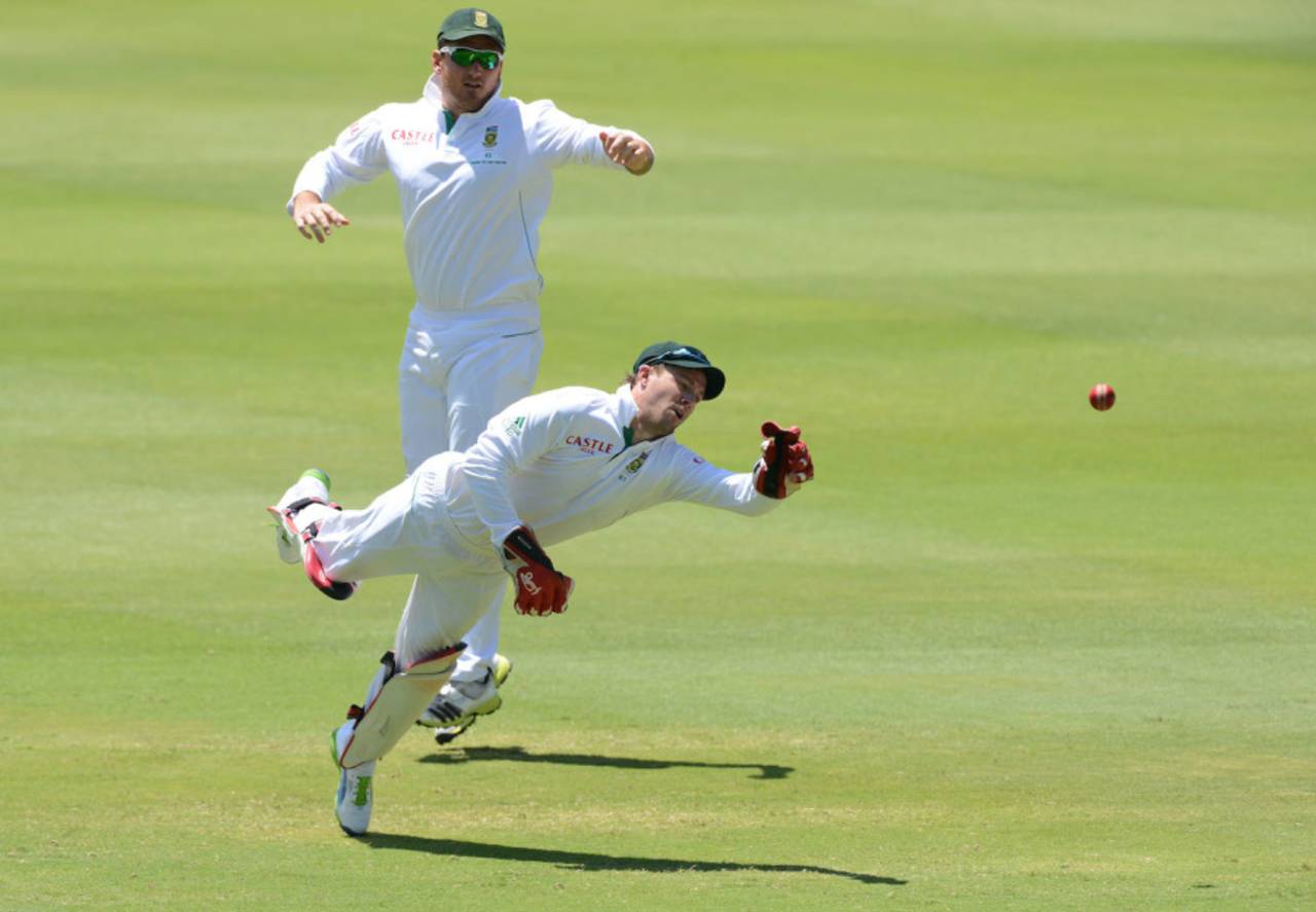 AB de Villiers took a record 11 catches and also scored 103 against Pakistan in Johannesburg in 2013&nbsp;&nbsp;&bull;&nbsp;&nbsp;Getty Images