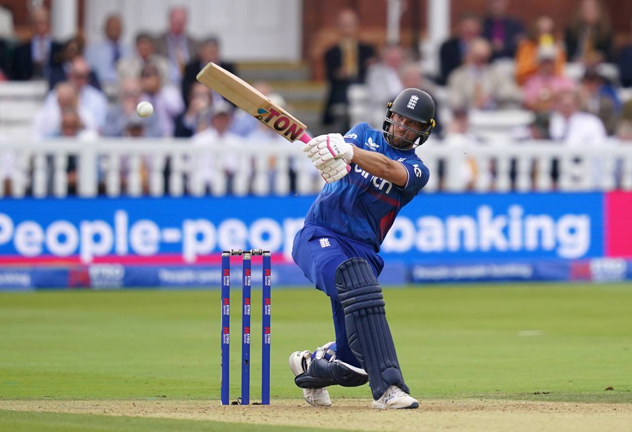 Dawid Malan played fluently on his way past 1000 ODI runs, England vs New Zealand, 4th ODI, Lord's, September 15, 2023