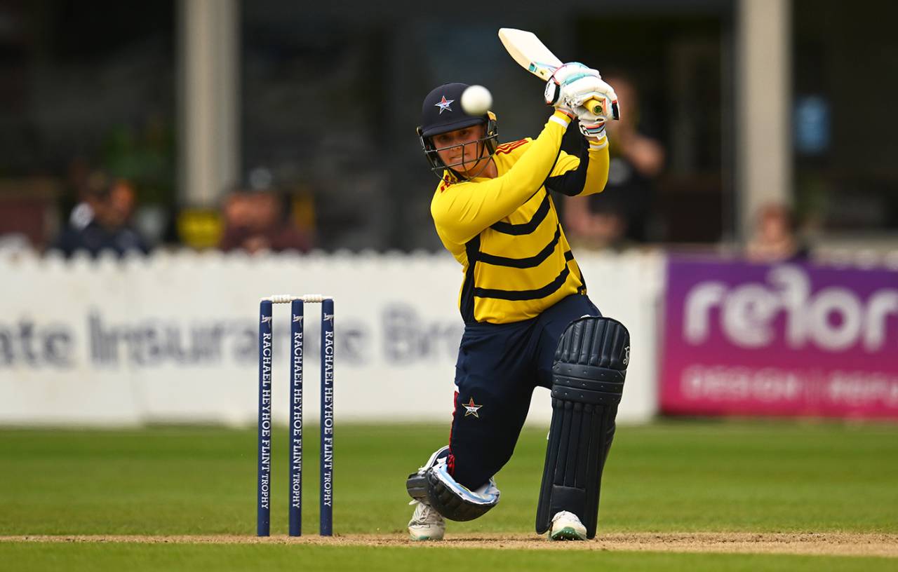Bryony Smith thumped 97 off 81 balls&nbsp;&nbsp;&bull;&nbsp;&nbsp;Getty Images