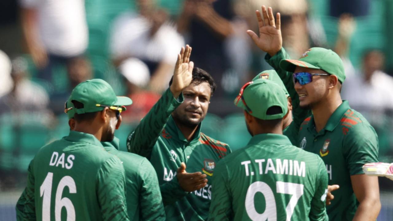 Shakib Al Hasan has been ruled out for Bangladesh
