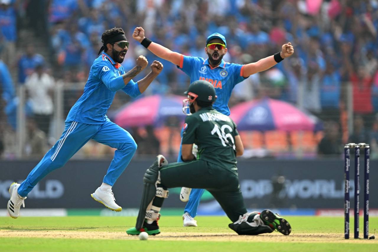 Ravindra Jadeja and Virat Kohli thought they had Mohammad Rizwan out, India vs Pakistan, Men's World Cup 2023, Ahmedabad, October 14, 2023