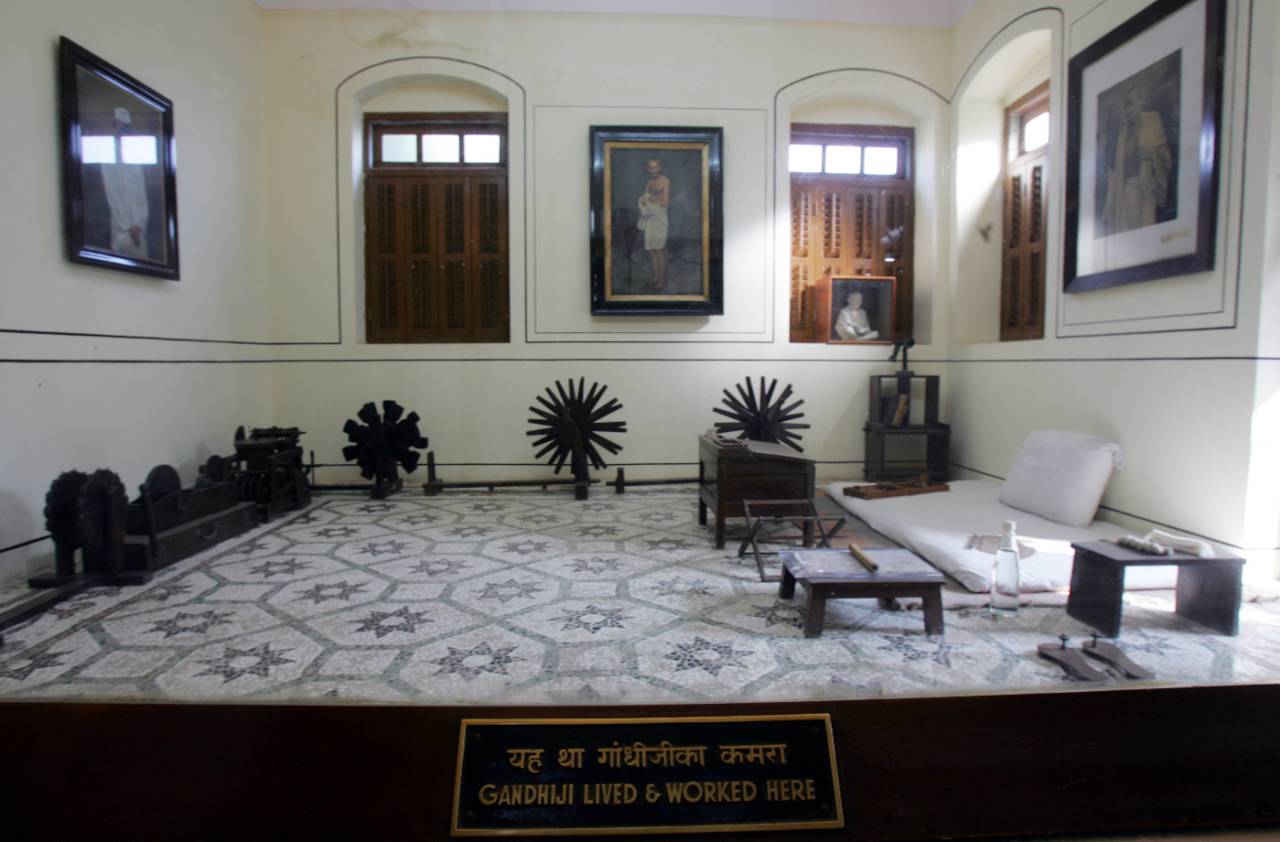 The upper room at Mani Bhavan, Mumbai, March 6, 2009