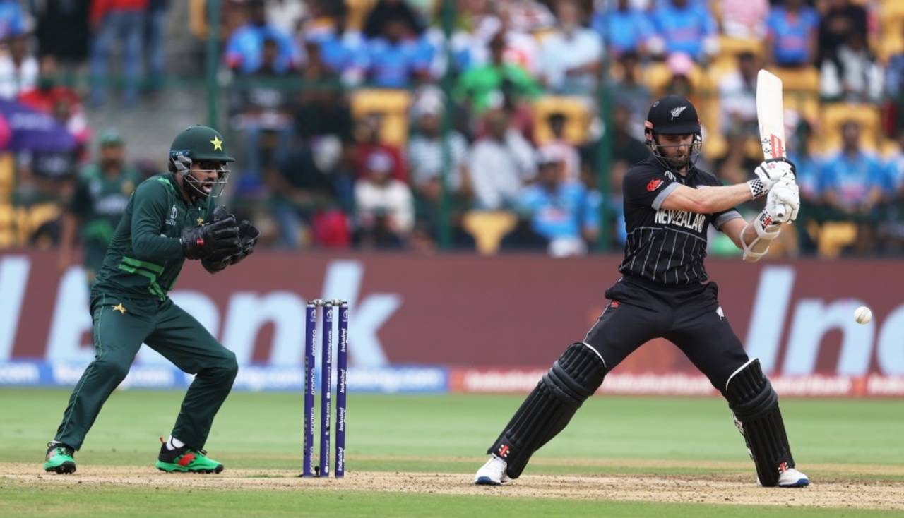 Kane Williamson bats in his second game of the World Cup, New Zealand vs Pakistan, ODI World Cup, Bengaluru, November 4, 2023