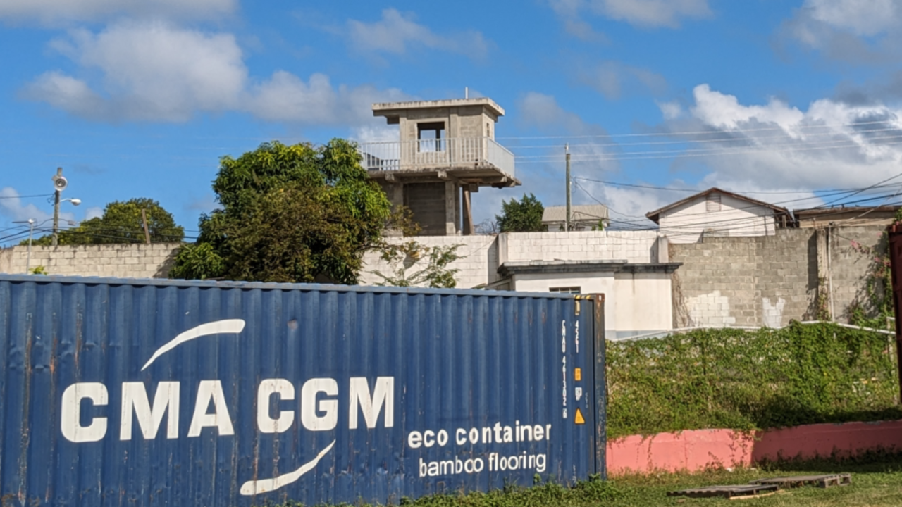 The watchtower of the prison in St John's, Antigua, from where Viv Richards' father is said to have watched him bat at the ARG