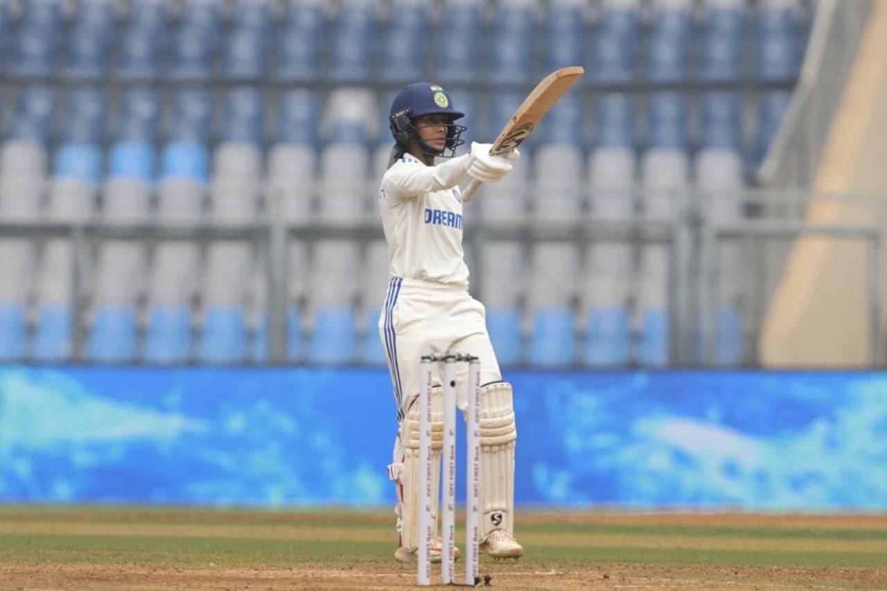 Jemimah Rodrigues brings up her second fifty in as many Tests, India vs Australia, only women's Test, 2nd day, Mumbai, December 22, 2023