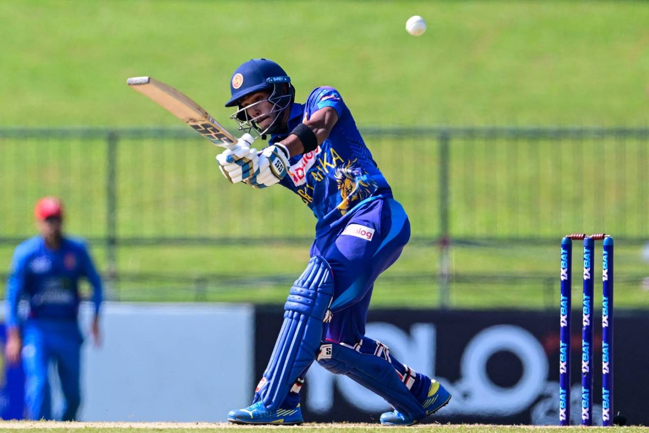 Pathum Nissanka quickly found his aggressive touch after a watchful start, Sri Lanka vs Afghanistan, 1st men's ODI, Pallekele, February 9, 2024