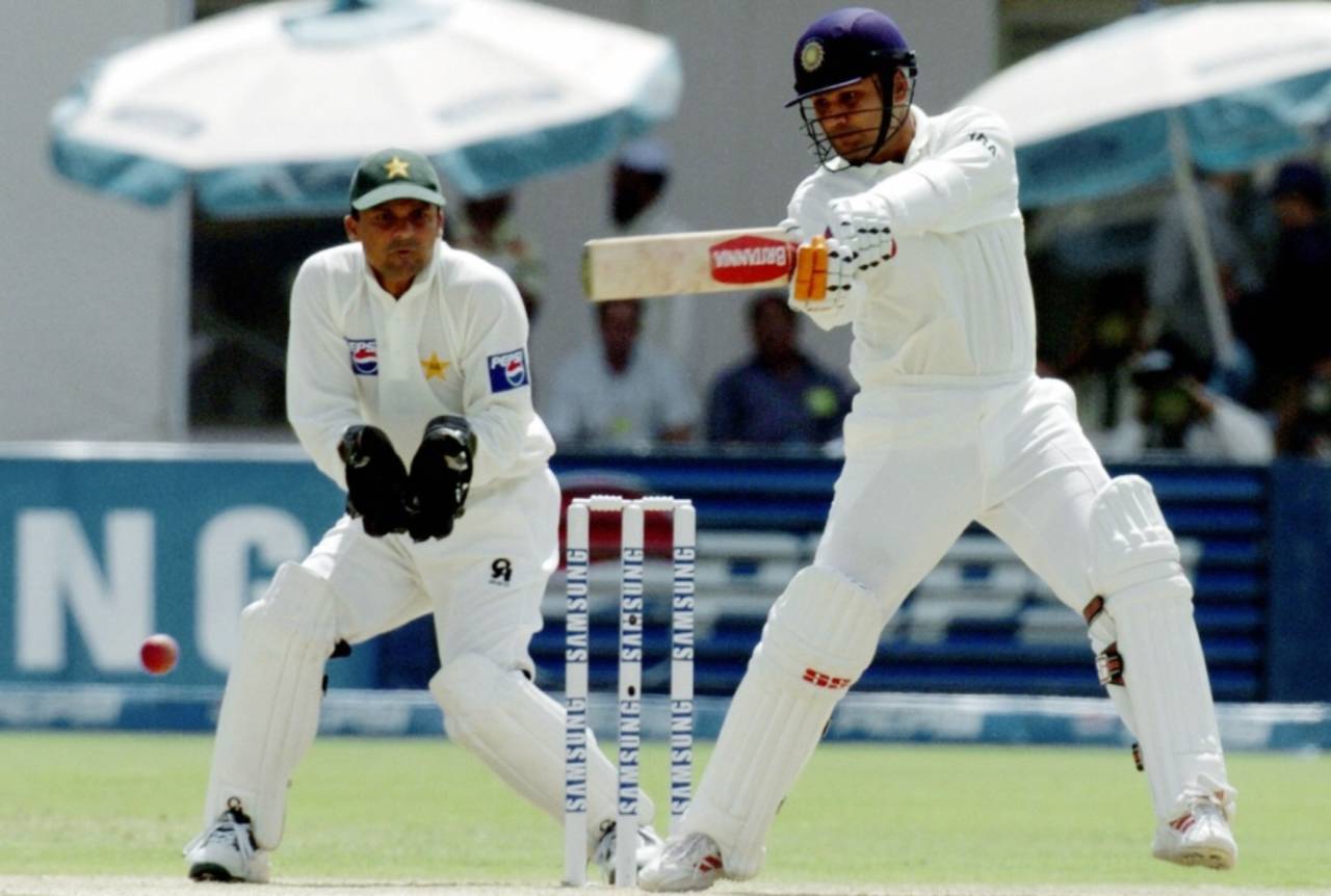 Cut to shreds: Sehwag vs Pakistan in Multan, where he made 309 in the first innings&nbsp;&nbsp;&bull;&nbsp;&nbsp;Jewel Samad/AFP/Getty Images