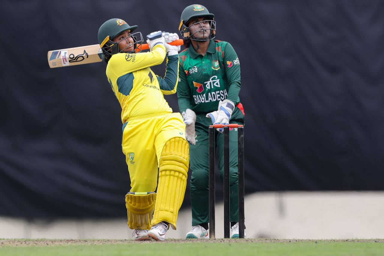 Alana King launched four sixes in the final over&nbsp;&nbsp;&bull;&nbsp;&nbsp;Getty Images