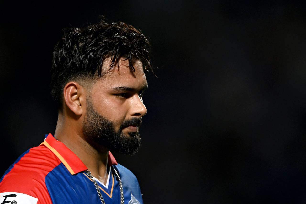 Rishabh Pant was penalised for a slow over-rate for the second time this season&nbsp;&nbsp;&bull;&nbsp;&nbsp;AFP/Getty Images