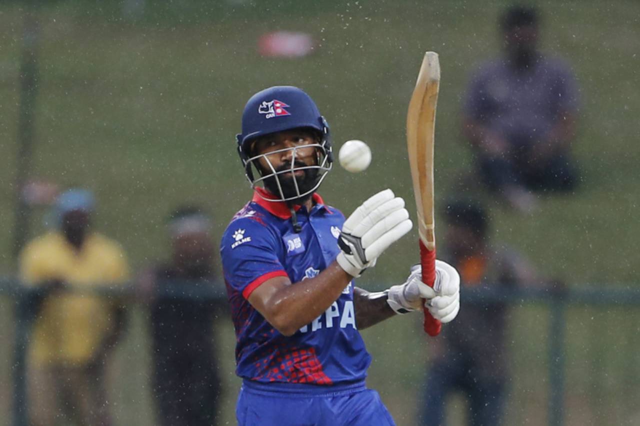 Raining sixes: Dipendra Singh Airee became the third player to hit six sixes in an over in T20Is&nbsp;&nbsp;&bull;&nbsp;&nbsp;Surjeet Yadav/Getty Images